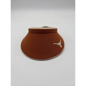 (971) Texas Longhorns Pink Visor Cap Hat Adjustable Embroidered
